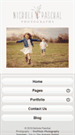 Mobile Screenshot of nicholepaschal.com